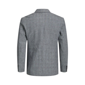 jack-&-jones-checked-linen-blazer-light-grey-melange-back-double-wears