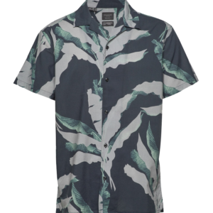 selected-homme-reg-avalon-cuban-short-sleeved-shirt-black-front-double-wears