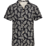 selected-homme-reg-mildas-cuban-short-sleeved-shirt-black-pineapple-front-double-wears